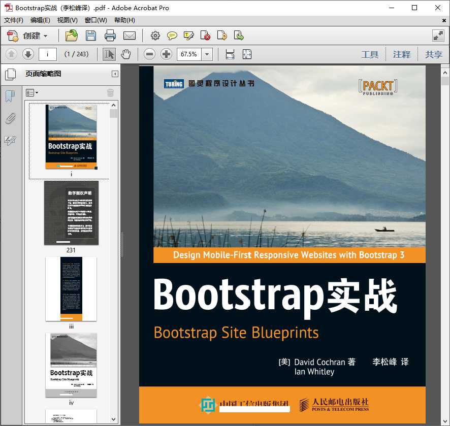 Bootstrap实战（李松峰译）.PDF高清全文下载