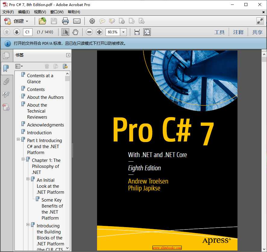 Pro C# 7, 8th Edition.pdf c#高级编程高清英文