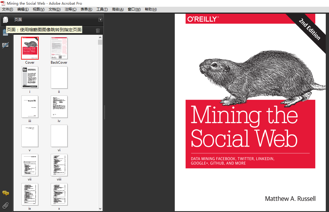 Mining the SocialWeb(HD full text Download)